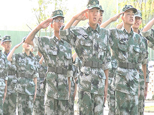 學校組織學生學習敬禮 學校組織學生學習敬禮